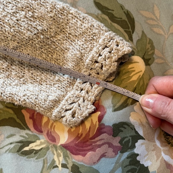 Glorious Eilis Og Hand knit Irish Aran Sweater 100% Ore New Wool - Picture 12 of 13